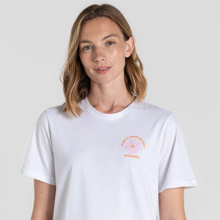 Women's Malibo Short Sleeved T-Shirt Optic White Be Kind