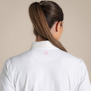 Women's NosiLife Thornbury Golf Short Sleeved Polo Top | White