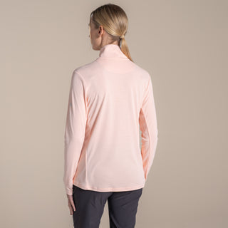 Women's NosiLife SolarShield+ Half Zip Top | Sherbert