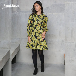 Daina Dress  | Lime Green