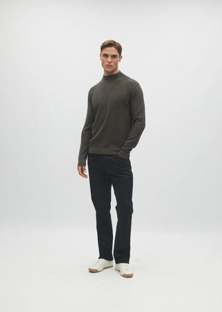 Daxton Sweater  Knit | Oak Green Marl