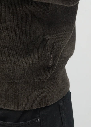 Daxton Sweater  Knit | Oak Green Marl