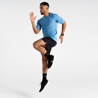 Men's Power Up T-Shirt | Heritage Blue Marl