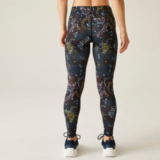 Women's Influential Leggings | Black Energetic Print