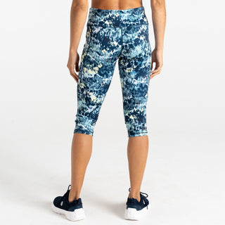 Women's Influential II 3/4 Leggings | Mist Dash Print