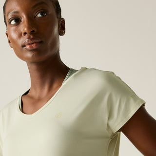 Women's Vigilant Active T-Shirt | Almond Milk