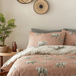 Ella the Elephant Duvet Cover Natural