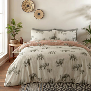 Ella the Elephant Duvet Cover Natural