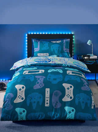 Gamer Duvet Cover Set | Grey