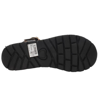 Fleur Sandal | Black Leopard