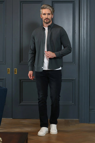 Fritz Shirt | Pewter Green