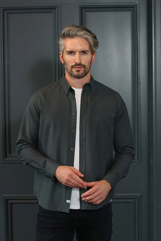Fritz Shirt | Pewter Green