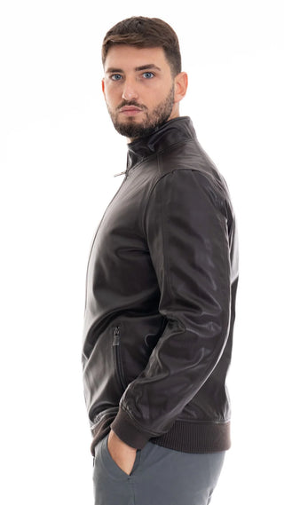 Faux Leather Jacket | Black