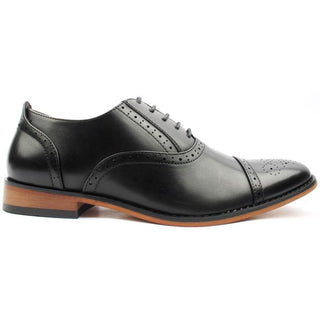 Oxford Brogue Tie Shoe | Black