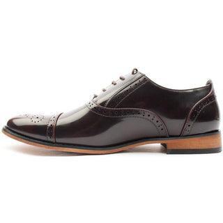 Oxford Brogue Tie Shoe | Ox Blood