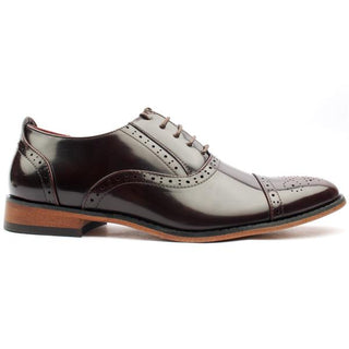 Oxford Brogue Tie Shoe | Ox Blood