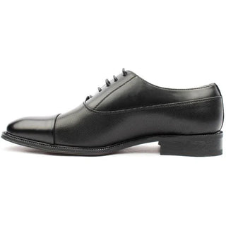 Oxford Toe Cap Tie Shoe | Black