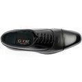 Oxford Toe Cap Tie Shoe | Black