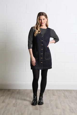 Helena Denim Dress | Dark Indigo