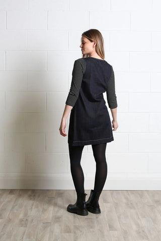 Helena Denim Dress | Dark Indigo