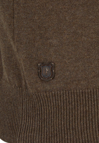 Harry 1/4-zip Jumper Chestnut