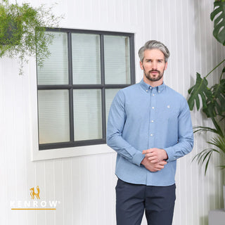 Jagger Oxford Sleeve Shirt | Denim