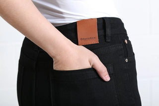 Jane Wide Leg Jean | Black