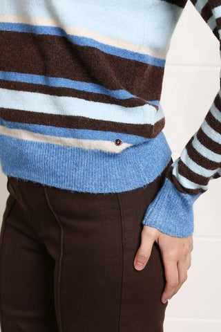 Judith Collar Jumper | Blue