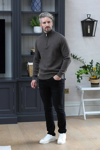 Justin Half Zip | Stone
