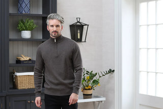 Justin Half Zip | Stone