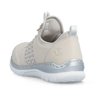 Nikita Slip on Bungee Lace Shoe | Silver