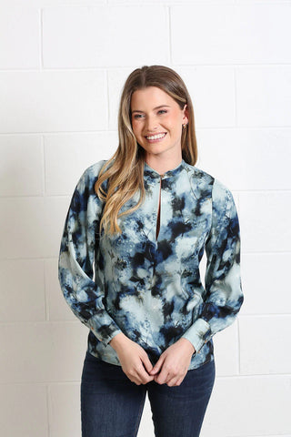 Leah Top | Blue