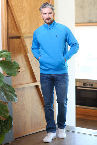 Avery Half Zip | Blue