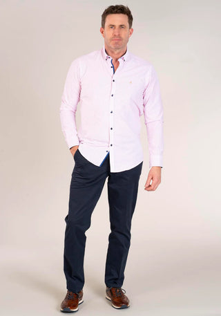 Kazar Long Sleeve Shirt | Pink Print