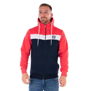 Heron Full Zip Hoody | Coral Snow Navy