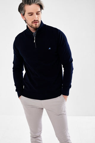 Altis 1/2 Zip Knit | Navy