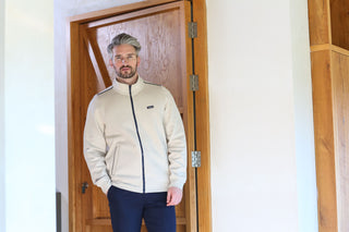 Darragh Full Zip Through | Stone