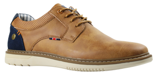 Laced Casual Shoe | Camel