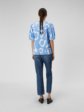 Jacira V Neck Blouse | Provence Cloud Dancer