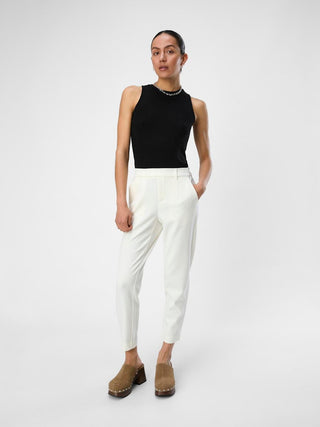 Lisa Slim Trousers | Cloud Dancer