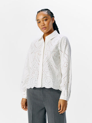 Bitten Long Sleeve Shirt | Cloud Dancer