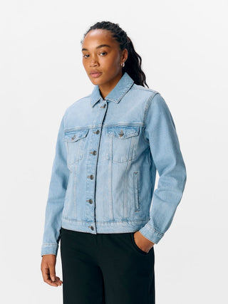 Ellen Denim Jacket  | Light Blue Denim Washed