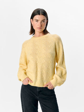 Flora Long Sleeve Jumper | Daffodil Melange