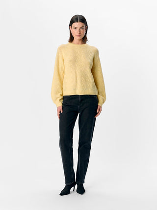 Flora Long Sleeve Jumper | Daffodil Melange