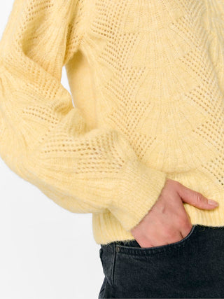 Flora Long Sleeve Jumper | Daffodil Melange