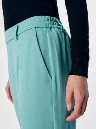 Lisa Slim Trousers | Dusty Turquoise