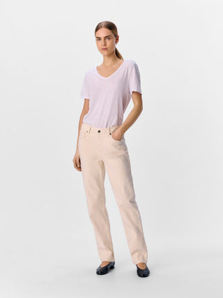 Sava Ellen Mid Waist Straight Jean | Sandshell