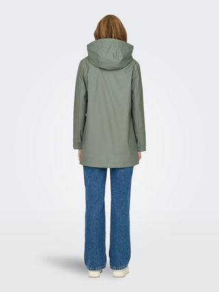 Leslie Raincoat | Agave Green