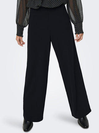 Bremen Mid Waist Trousers | Black