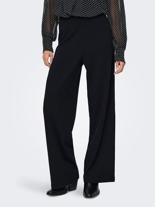 Bremen Mid Waist Trousers | Black